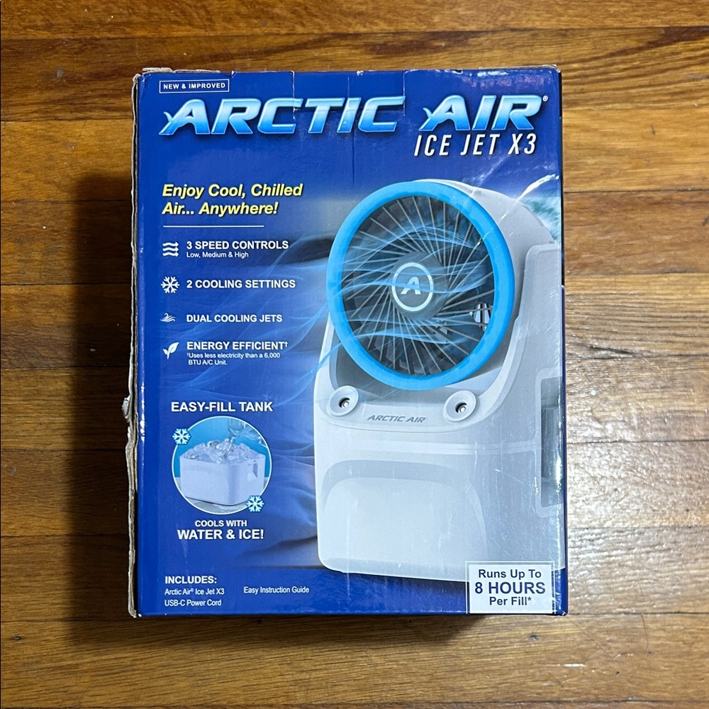 Ice Jet X3 - Blue and White Cooling Fan